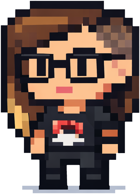 Fespi as a pixelart character